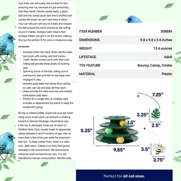 NEW 2-Cat Scratch, Bat, Play Toy Bundle - Picture 8 of 9